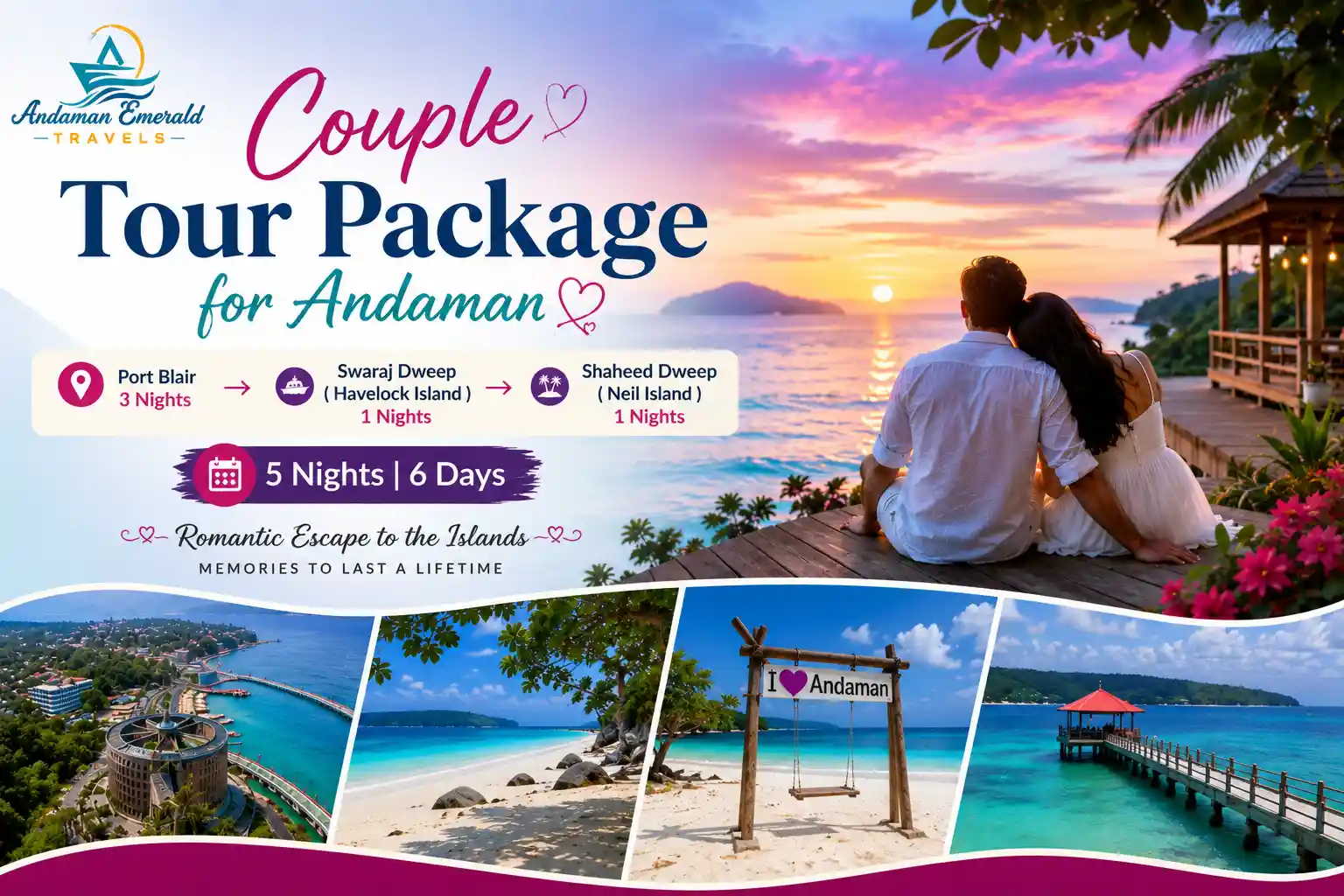 Couple Tour Package For Andaman