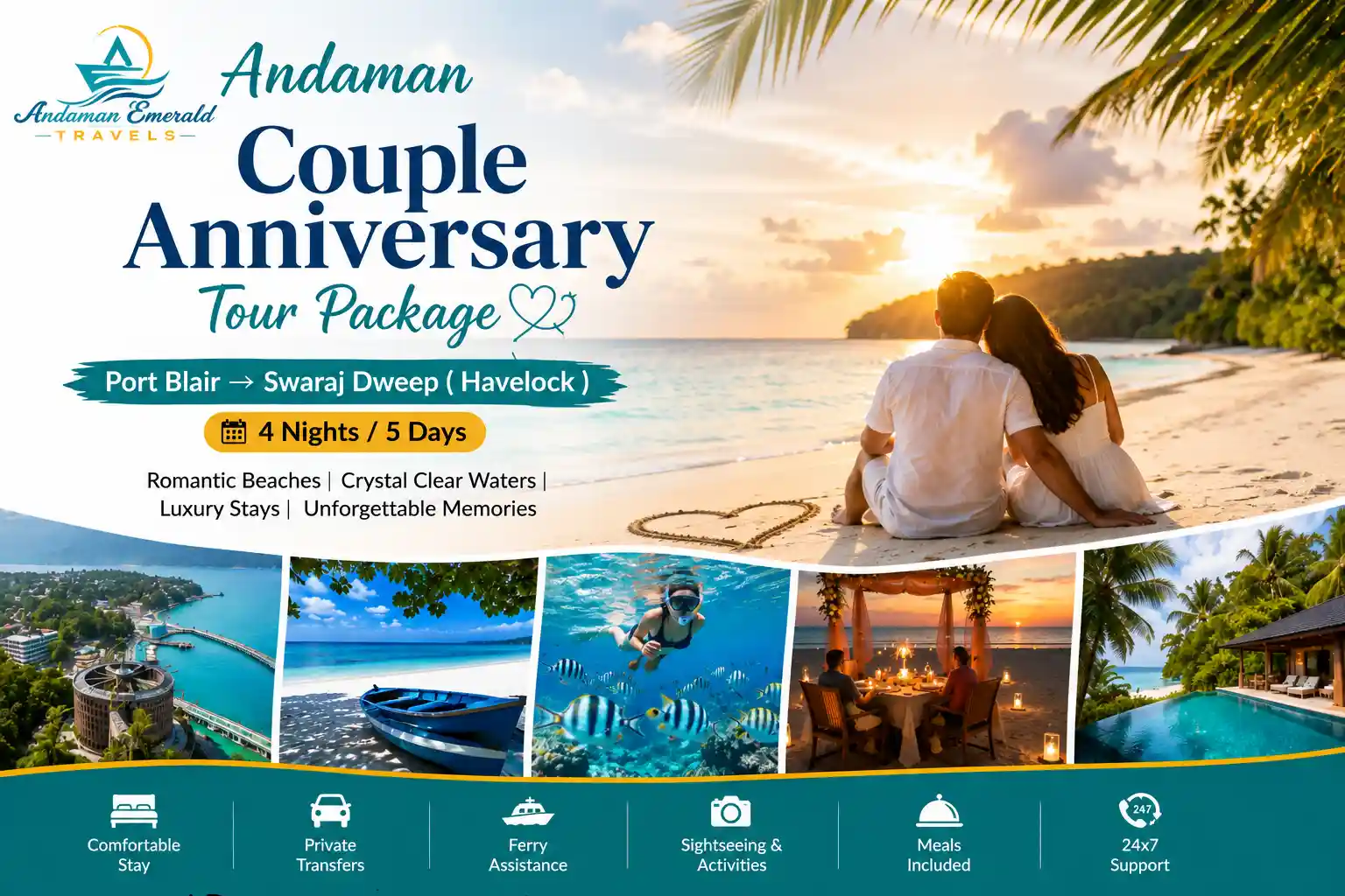 Andaman Couple Anniversary Tour Package